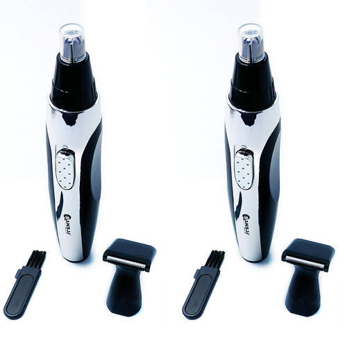 2PK Portable Cordless Nose Hair Trimmer