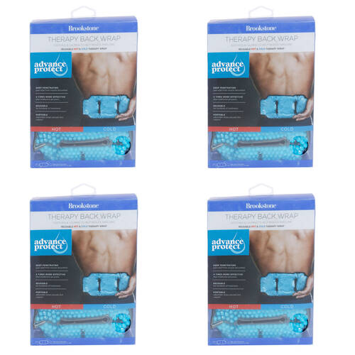 4PK Advance Protect Cold And Hot Compress Pack For Back Relief 39x13.7cm