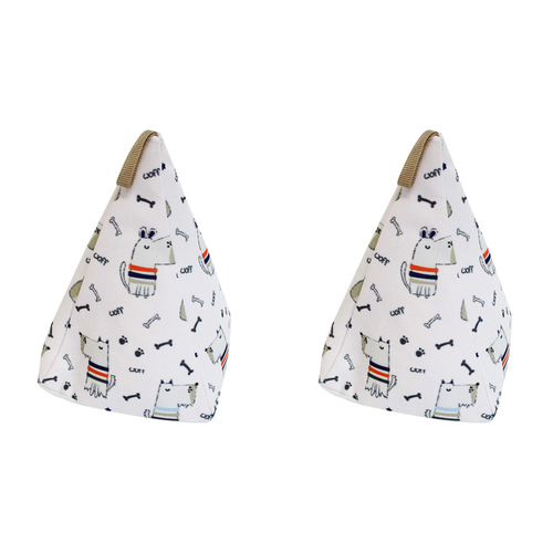 2PK LVD Dogs 25cm Cotton Sand Doorstop Weighted Stopper Home Decor
