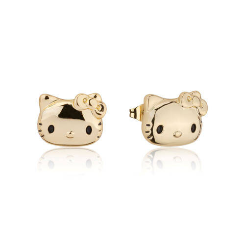 Couture Kingdom Sanrio Hello Kitty Stud Earrings - Gold