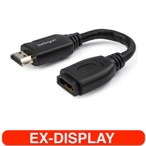 StarTech 15cm HDMI 2.0 Port Saver Cable w/ Ethernet