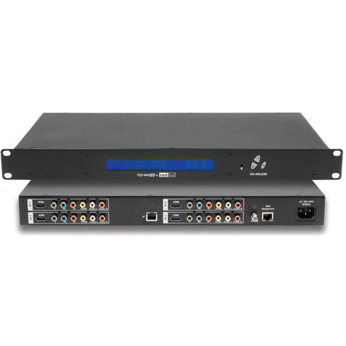 Hd4002Dm Professional 4 Input High Definition HD DvbT Mpeg-2/4 Digital Modulator