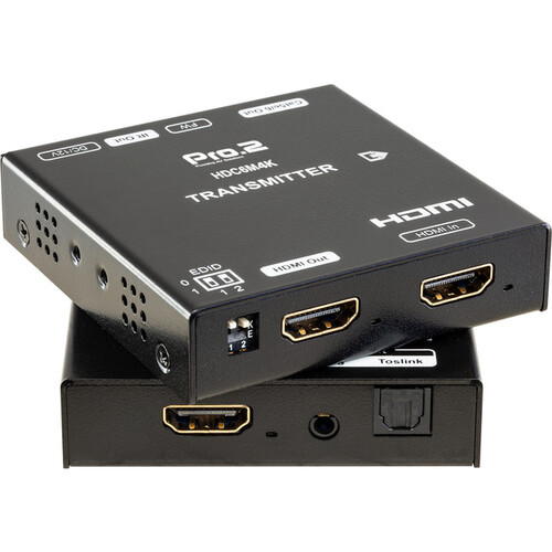 HDMI OVER SINGLE CAT6 EXTENDER 4K EDID POC LOOP OPTICAL 70M