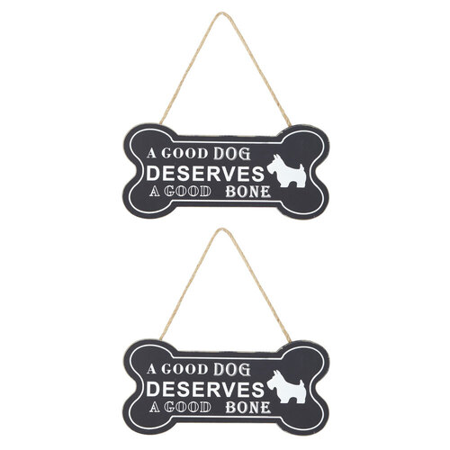 2PK Emporium 22.5 x 30cm Dog Bone Wall Decor