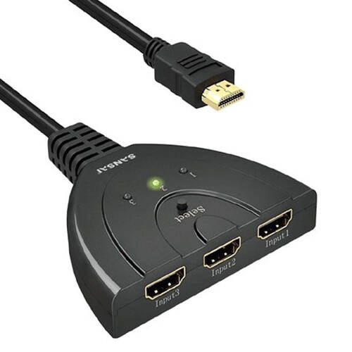 Sansai 3-Port HDMI Switcher