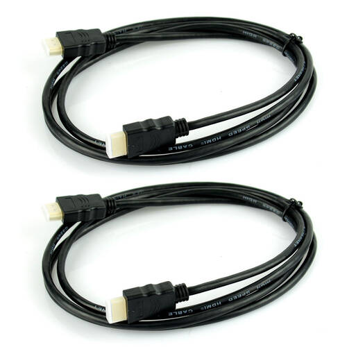2PK Mbeat 1.8m HDMI v 1.4 Cable w/ Ethernet/ Full HD 1080p / 3D Capable