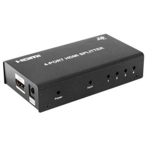 4 Way Hdmi Splitter Distributor 1 In 4 Out /Booster 3D/4K/2K/1080P