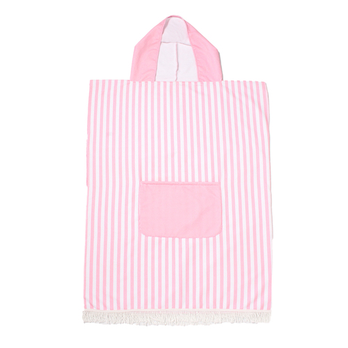 Splosh Hooded Towel M-L Unisex Kids Beach Poncho Pink