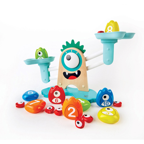 Hape Monster Math Scale Kids/Toddler Fun Play Toy 3+