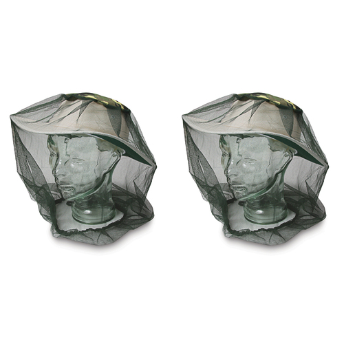 2PK Elemental 42cm Insect Protector Mesh Mosquito Head Net