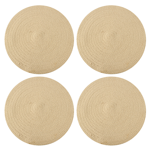 4pc Maine & Crawford Andrea 35cm Cotton Placemat - Natural