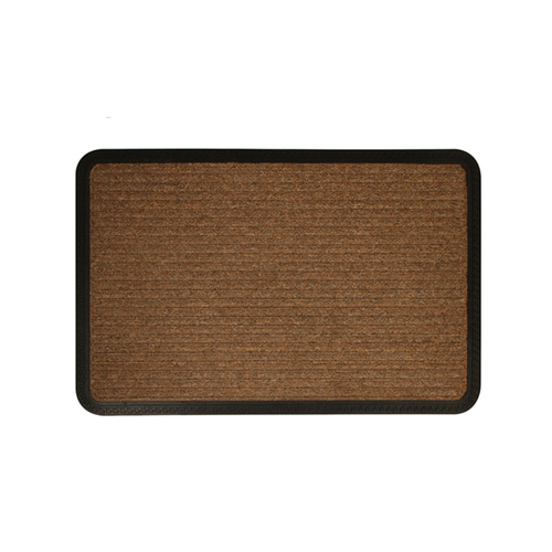 Home Expression 90x60cm Dirty Boot Rubber Mat - Brown