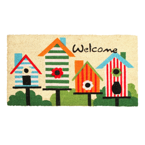 Home Expression 75x45cm Bleach Printed Coir Mat Home Carpet