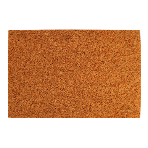 Maine & Crawford 60x40cm PVC Backed Coir Mat Door Rug - Natural