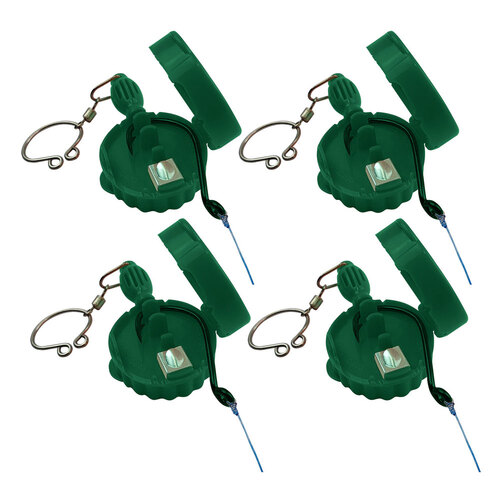 2PK Hookeze Fishing Knot Tying Tool/Quick Knotting Line Large - Green