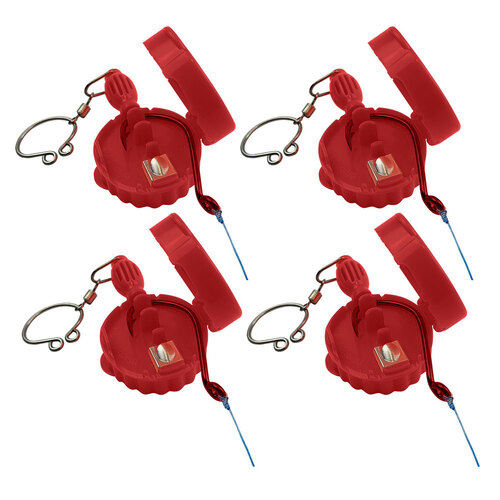 2PK Hookeze Fishing Knot Tying Tool/Quick Knotting Line Large - Red