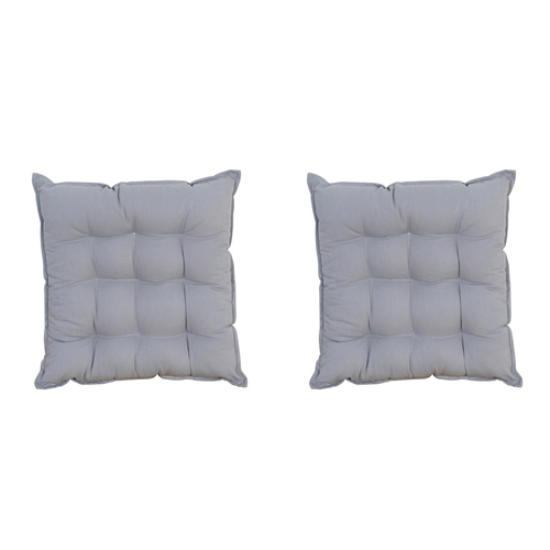 2PK Maine & Crawford Sheena 40x40cm Seat Cushion w/ Ties - Powder Blue