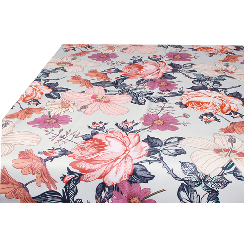 Maine & Crawford Cecily Fleur Table Cloth 180x120cm - Pink
