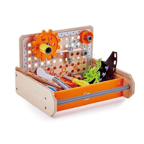 Hape Science Experiment Toolbox Junior Inventor Pretend Toy 4+