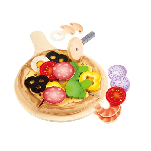 Hape Perfect Pizza Playset Pretend Play Kids Toy 3+