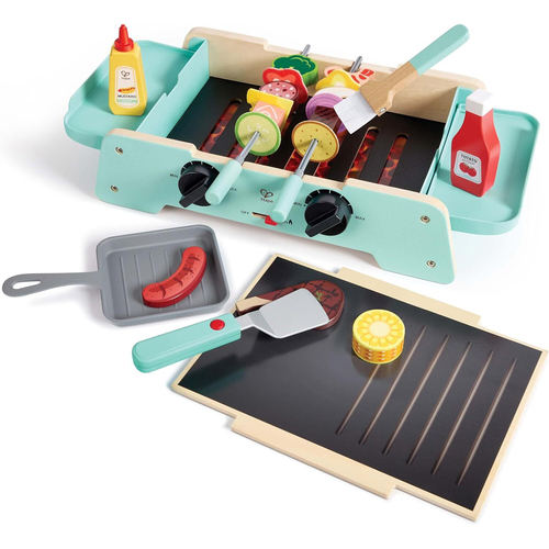 Hape Sizzling Griddle & Grill BBQ Interactive Play Toy for Kids 3Y+