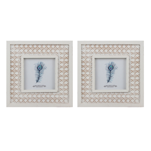 2PK Maine & Crawford Arrow 19x19cm Square MDF Photo Frame