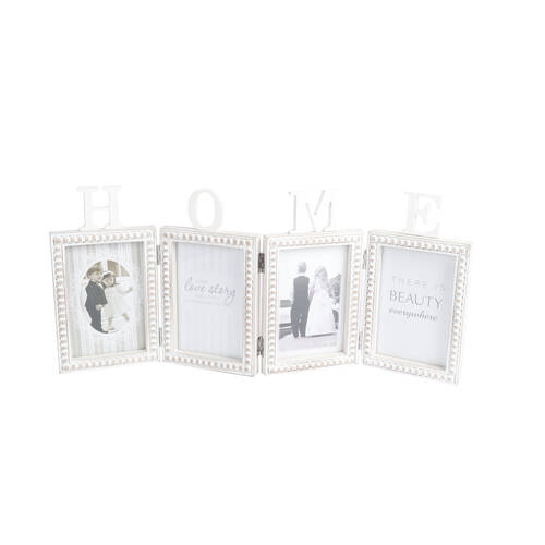 Maine And Crawford Home Folding 4-in-1 Photo Frame Holds 15x10cm 50x23x2cm
