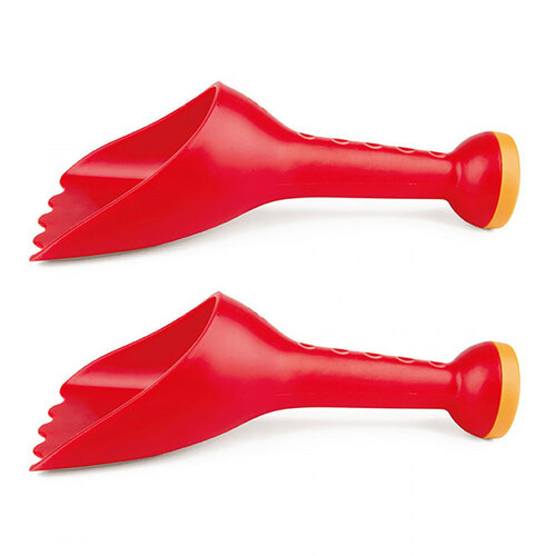 2PK Hape Rain Shovel Outdoor Activity Kids Toy 18m+ - Red