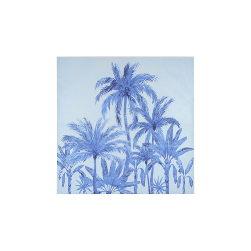Maine & Crawford Harvey 80x80cm Palm Paradise Print Stretched Canvas Art