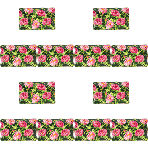 12PK LVD 20x12cm Porcelain Plate Rosa Home/Kitchen Decor