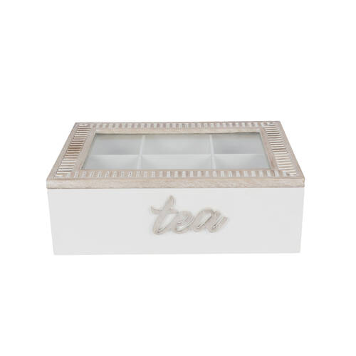 Maine And Crawford Home Decor Tea Storage Chest Oragniser 23x18x8cm