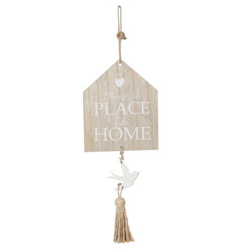 Maine And Crawford Theres No Place Like Home Hanging Plaque Decor 32x13x2cm