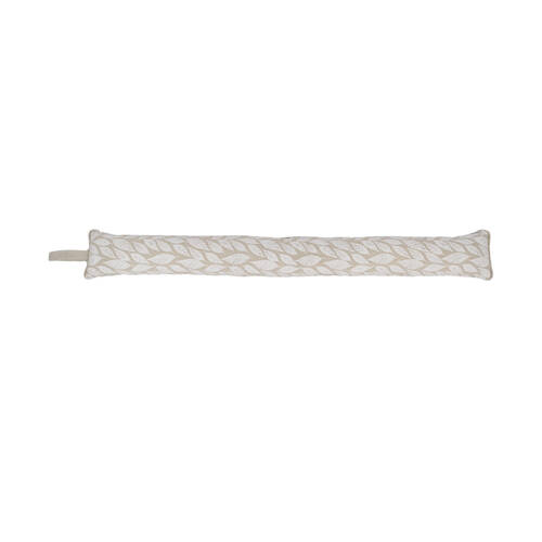 Maine And Crawford Draught Stopper Beige N White 85X10Cm 85x10cm