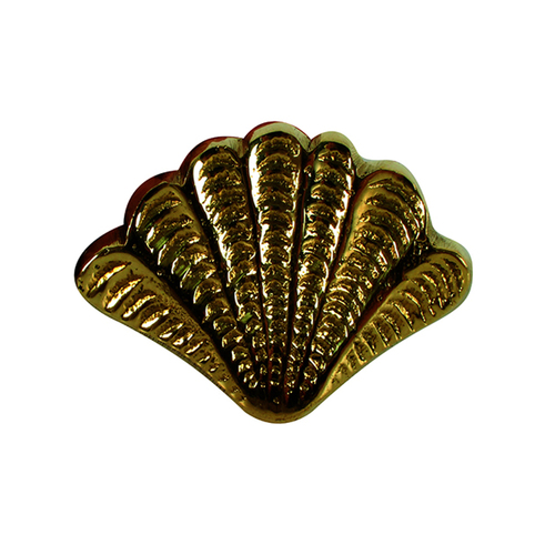 Maine & Crawford Belize 5x3cm Antique Brass Shell Knob For Drawer