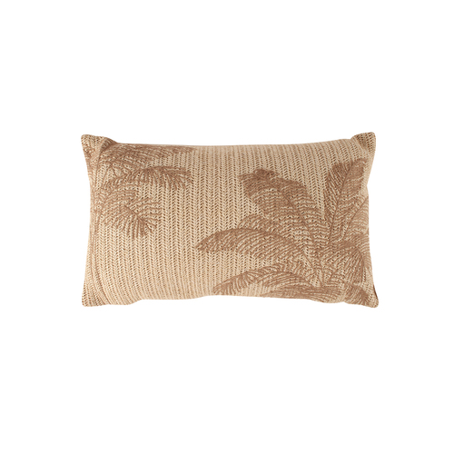 Maine & Crawford Lathan 50x30cm Palm Cushion - Beige