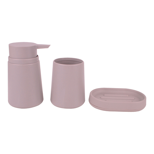 3pc Maine & Crawford Scandi Bathroom Soap Dish - Blush Pink