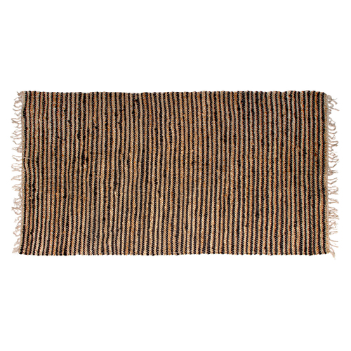 Maine & Crawford Kintamani 180x120cm Jute Suede Rug - Brown