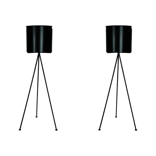2PK Maine & Crawford Waro 64cm Metal Plant Pot Stand - Gold