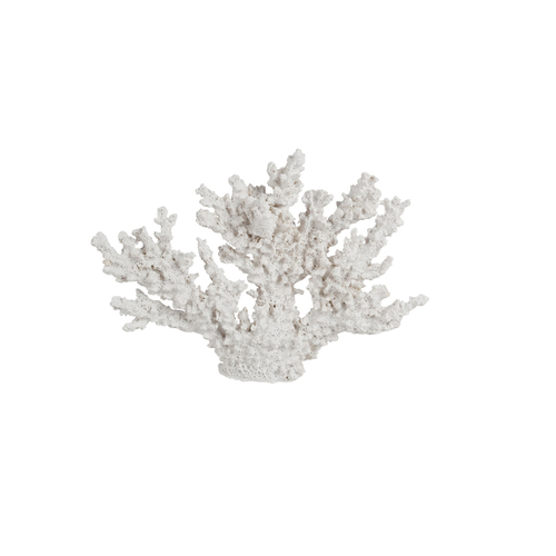 Maine & Crawford 7 Seas Resin 31cm Coral Ornament - White