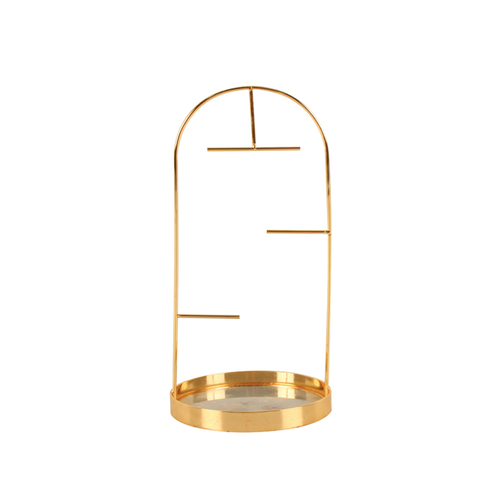 Maine & Crawford Weslan 26cm Curved Metal Jewellery Stand