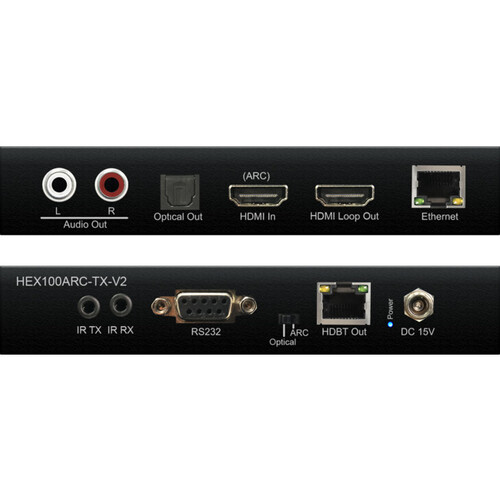 100M HDBASET EXTENDER KIT WITH HDCP2.2  EDID AND ARC