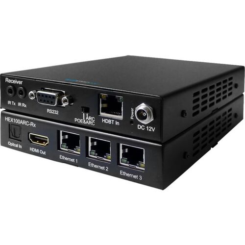 100M HDBASET RECEIVER WITH ARC