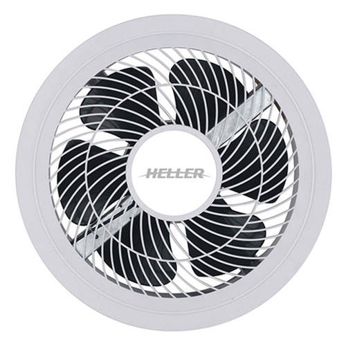 Heller 250mm Extractor Bathroom Exhaust Fan w/ LED Light