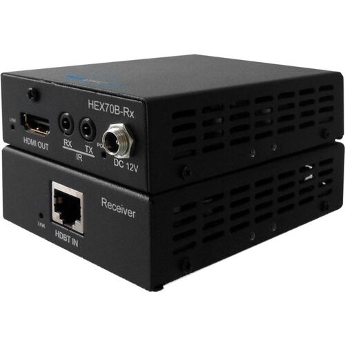 70M HDBASET RECEIVER WITH 2 WAY IR