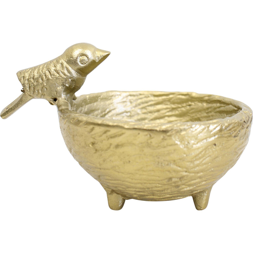 LVD Trinket Dish Brass Birdnest Decorative Home/Lounge Decor