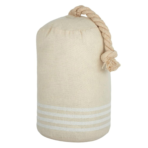 Coast To Coast Home Sandy Door Stop Natural/White 15x23cm