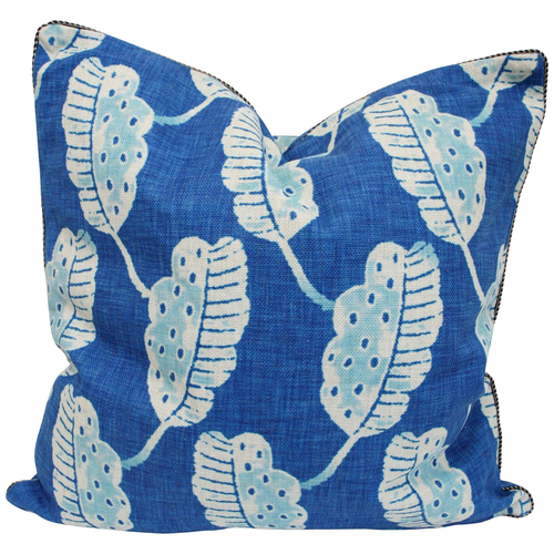 LVD Cushion Botanical Leaf Ink Ds Home/Lounge Decor 50cm Square
