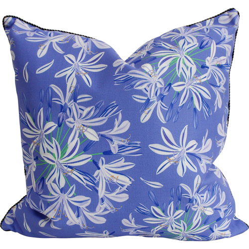 LVD Agapanthus Bloom Polylinen Cushion Pillow 50x50cm Square