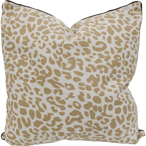 LVD Safari Natural Polylinen Cushion Pillow 50x50cm Square