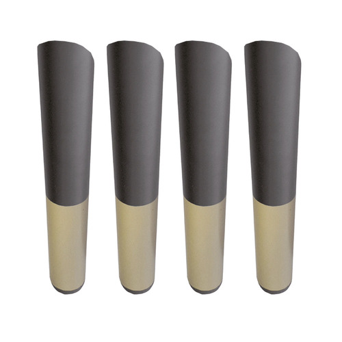 4pc Haven Home Decor Decorative Bathroom Vanity Cabinet Legs Black 300mm 